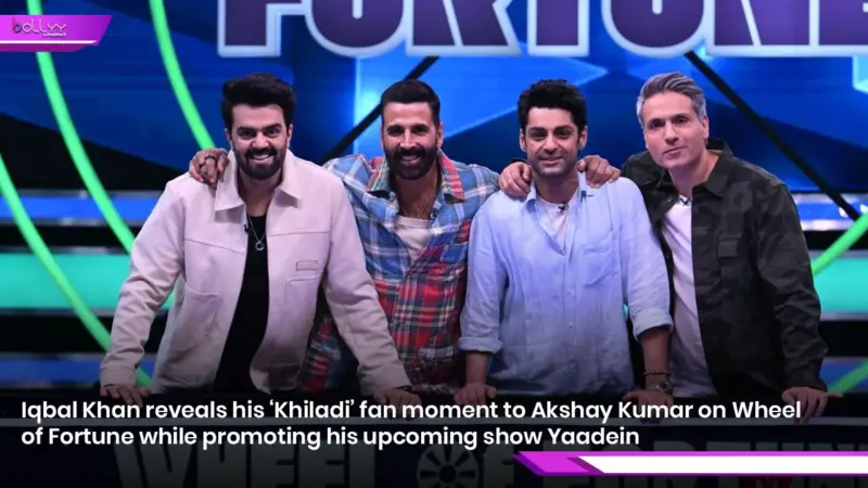 Iqbal Khan reveals his 'Khiladi' fan moment to Akshay Kumar on Wheel of Fortune while promoting his upcoming show Yaadein