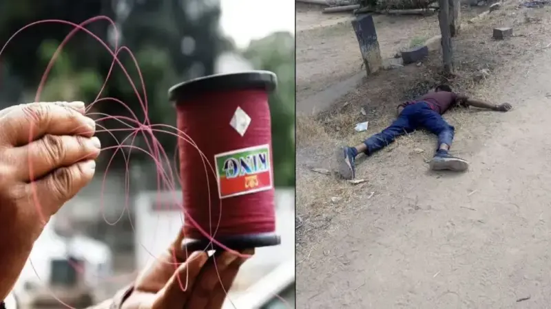 Sangareddy: బైక్పై వెళ్తున్న వ్యక్తి ప్రాణం తీసిన చైనా మాంజా