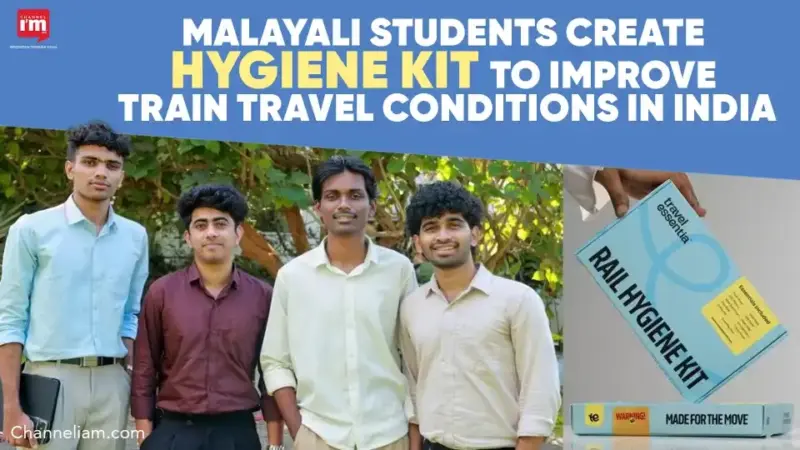 Delhi students launch train hygiene kit