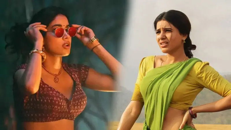 Peddi పెద్ది ట్రైలర్ సమంతను గుర్తు చేస్తున్న జాన్వీ కపూర్