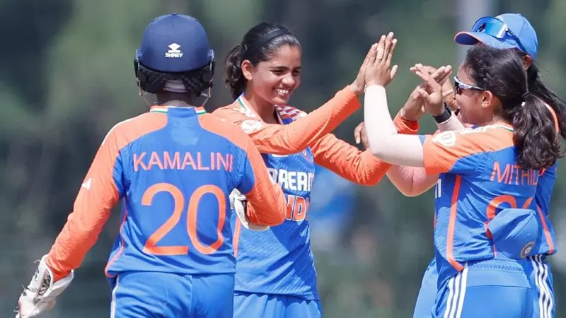 U19 Women's T20 Asia Cup: Sonam, Kamilini guide India to win over Pakistan