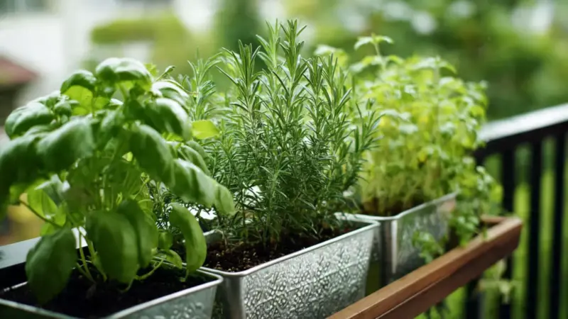 How To Turn A Small Balcony Into A Thriving Herb Garden At Home