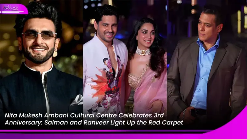 Nita Mukesh Ambani Cultural Centre Celebrates 3rd Anniversary: Salman and Ranveer Light Up the Red Carpet