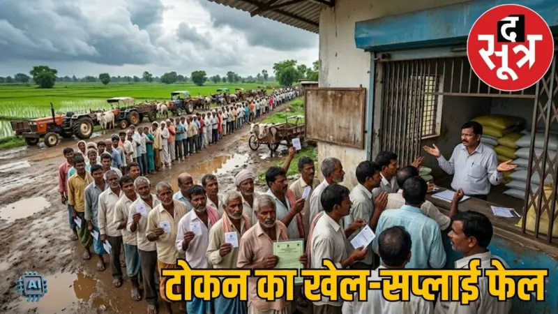 धान के बाद अब खाद का टोकन, किसानों की बढ़ गई उलझन