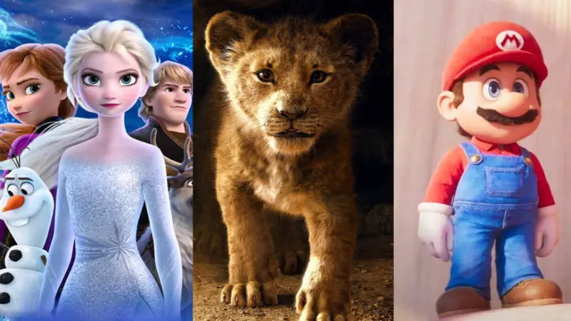 7 Highest Grossing Animated Movies Of All Time: The Lion King tops