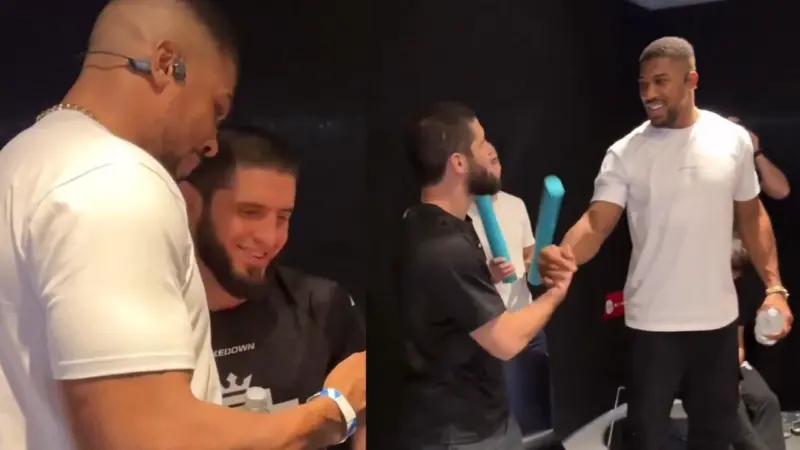 Anthony Joshua Negotiates With Islam Makhachev Over '2-3 Years in Dagestan' Offer