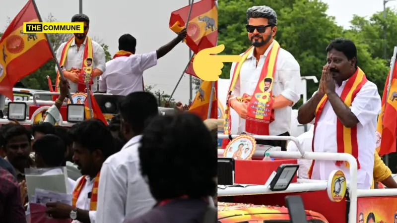 Tharkuri Vijay Kazhagam For A Reason: Joseph Vijay Missing, So TVK Candidate Uses Cardboard Cutout Of Vijay For Canvassing