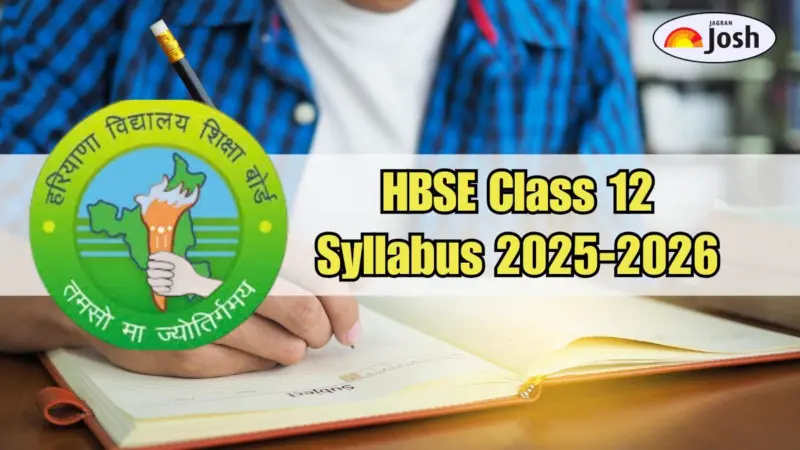 HBSE Class 12th Syllabus for Board Exam 2026: Download Subject-Wise PDFs