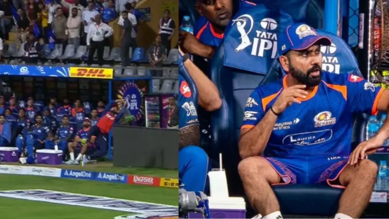 Watch: Rohit Sharma's reaction goes viral on Shreyas Iyer's catch during MI vs PBKS clash in IPL 2026