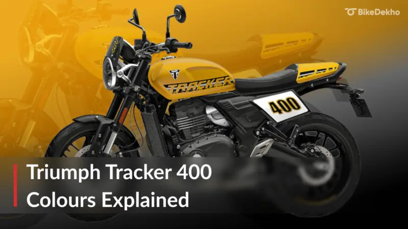 Triumph Tracker 400: All Colours Explained