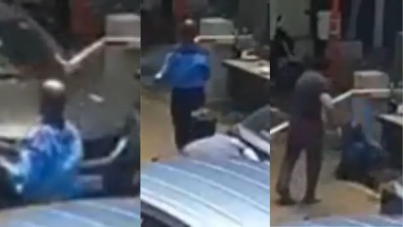 'कार से उतकर बुजुर्ग गार्ड को पीटा,' नोएडा में युवक ने दिखाई दबंगई; देखें VIDEO