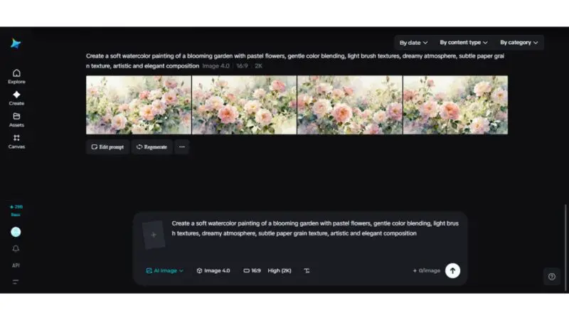 Create Watercolor-Style Artwork with AI: Turn Simple Prompts into Artistic Visuals