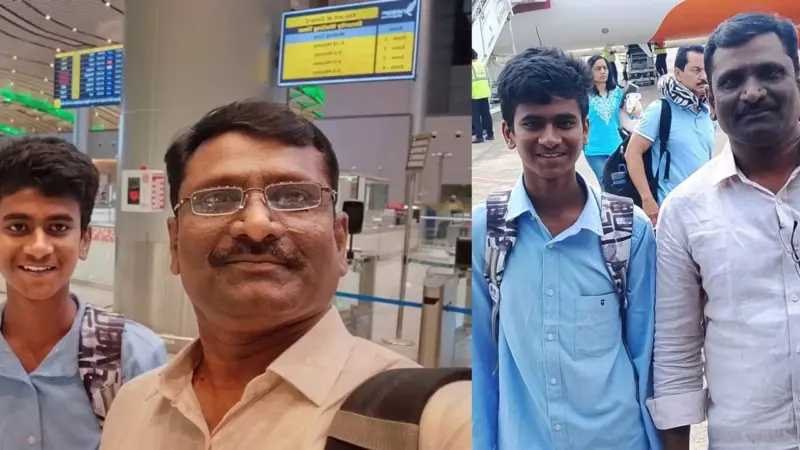 మాట నిలబెట్టుకున్న గురువు.. విద్యార్థికి విమాన ప్రయాణం బహుమతిగా