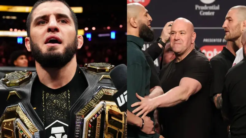 Islam Makhachev Impressed by Training Session Stories of Sean Strickland Ahead of UFC 328 Title Fight