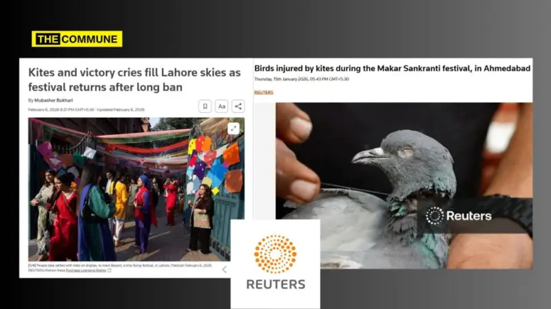 How Reuters Portrayed The Same Festival In India & Pakistan Differently To Suit Its Narratives