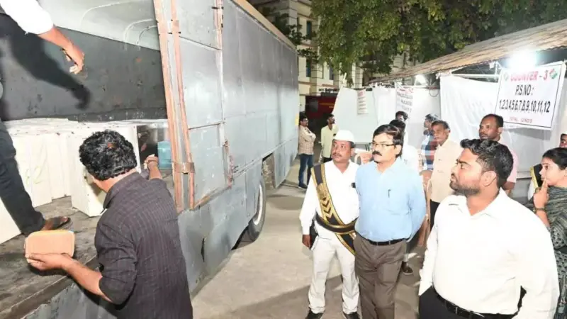 Ballot boxes stored in strong rooms