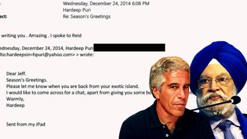 Not one, but many: Emails contradict Hardeep Singh Puri's Epstein defence