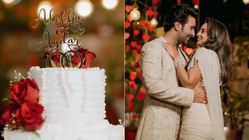 Aadar Jain married his fiancee Alekha Advani in Goa