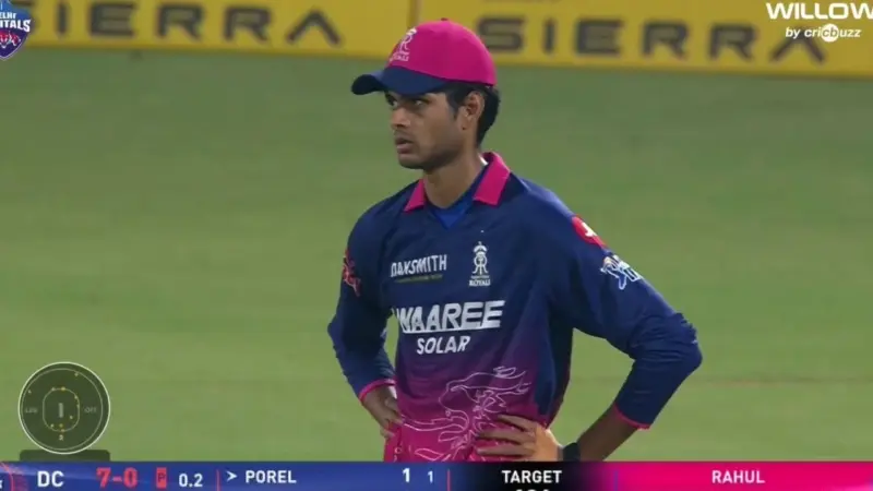 Jofra Archer devasted as Yash Raj Punja drops absolute SITTER of KL Rahul in DC vs RR clash