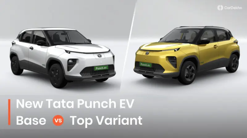 Tata Punch EV Base Smart 30 Vs Tata Punch EV Top-spec Empowered Plus S 40: Is The Upgrade Worth It?