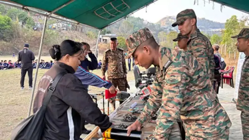 Territorial Army, Assam Rifles inspire NCC cadets with advanced drone technology in Mizoram