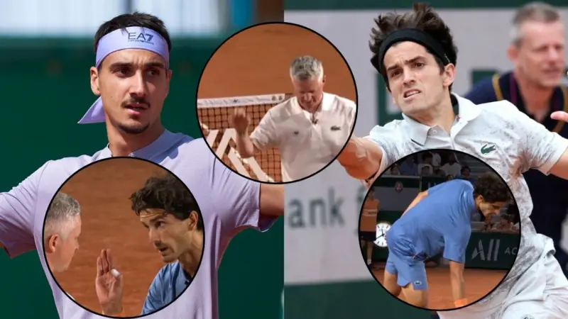 Pierre-Hugues Herbert Explodes at Umpire over Line Call During Lorenzo Sonego Roland Garros Clash: "Look Me in the Eyes!"