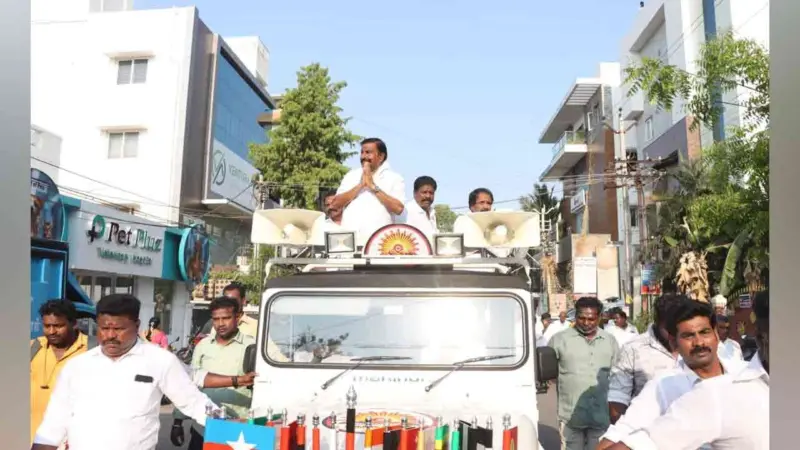 திருச்சியில் அமைச்சர் கே.என். நேரு தீவிர தேர்தல் பரப்புரை!