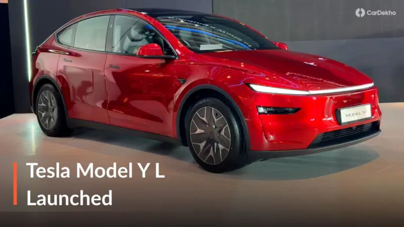 Tesla Model Y L Launched In India At Rs 61.99 Lakh: Find FULL PRICES, Booking Details, Variants, Colours, Design, Features And More