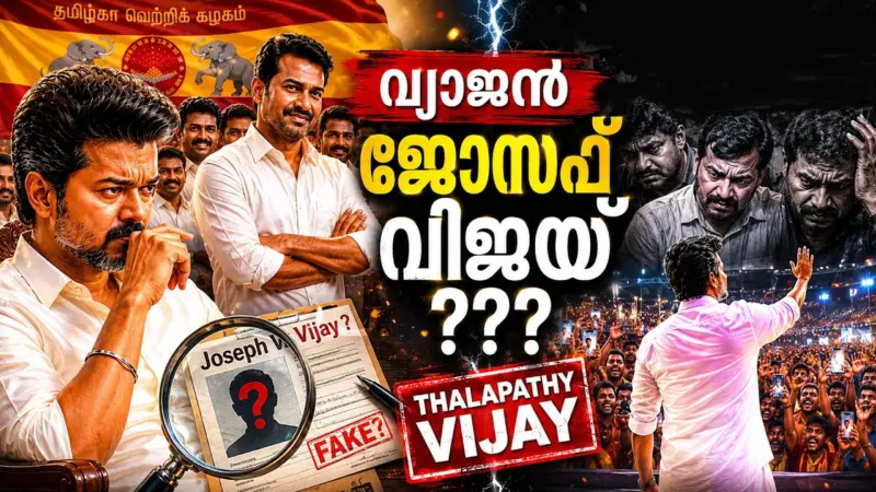 ജോസഫ് വിജയ് എന്ന PR ബിംബം തകരുന്നോ ?