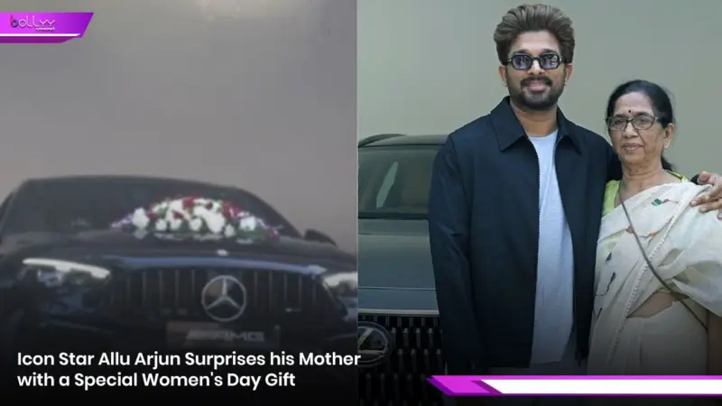 Icon Star Allu Arjun Surprises his Mother with a Special Women's Day Gift