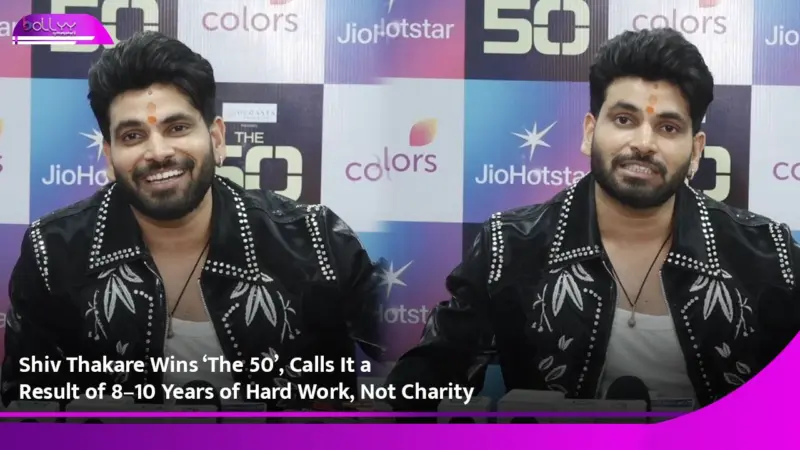 Shiv Thakare Wins 'The 50', Calls It a Result of 8-10 Years of Hard Work, Not Charity