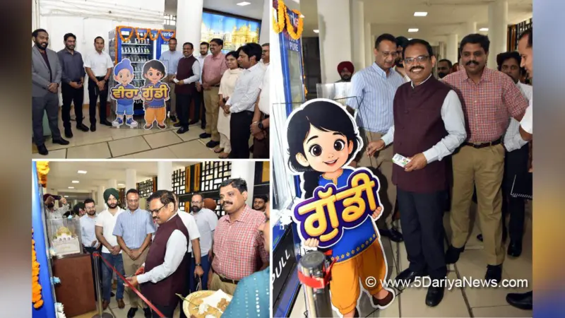 K.A.P. Sinha launches state of the art vending machine dispensing Milkfed products