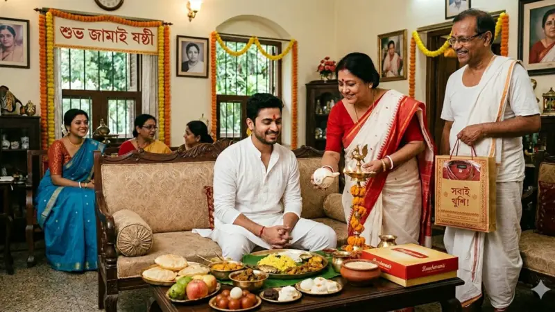 জামাইষষ্ঠী ২০২৬ কবে? তারিখ, শুভ সময় আর পুজোর নিয়ম একসঙ্গে জেনে নিন