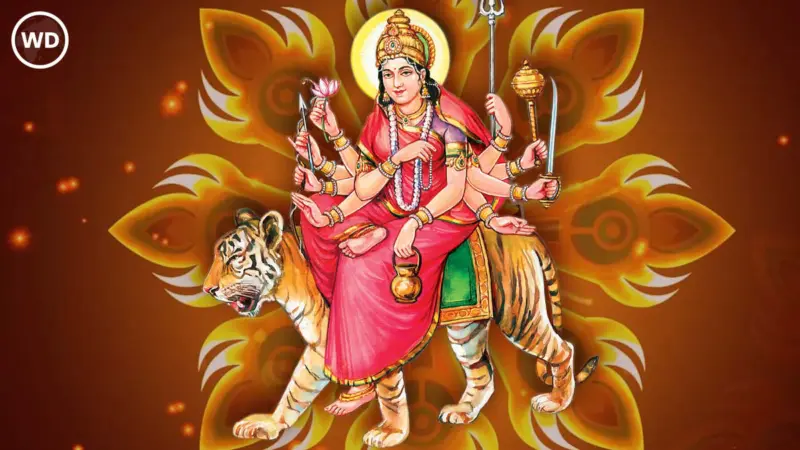Mata chandraghanta: नवरात्रि की तृतीया देवी मां चंद्रघंटा: अर्थ, पूजा विधि, आरती, मंत्र, चालीसा, कथा और लाभ