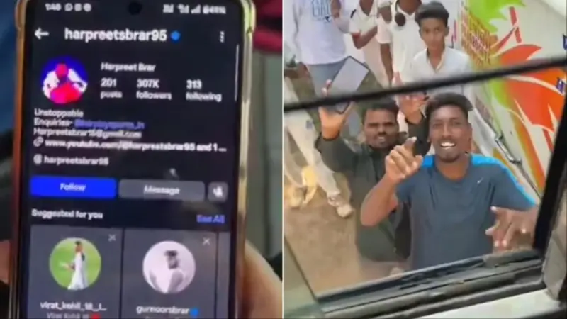 Watch: Harpreet Brar gives hilarious reaction to check fan's Instagram account as video goes viral
