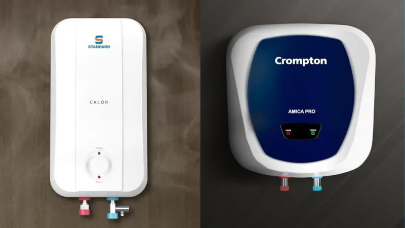 Crompton vs Havells water heater: Choose the best option offering quick and efficient heating