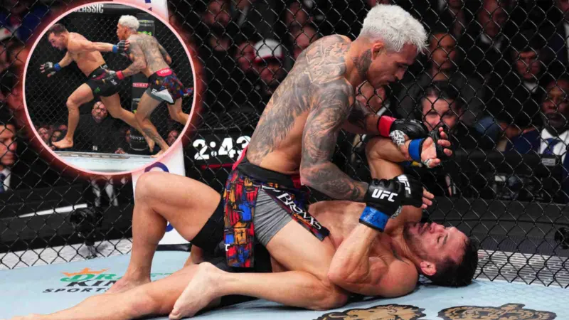 "Running for his life" - UFC 309 meme-fest breaks internet with Charles Oliveira vs Michael Chandler fight