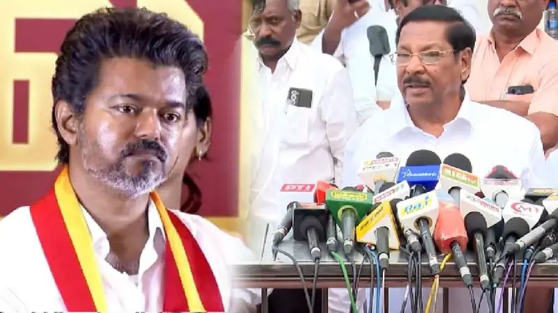 "த.வெ.க.வினால் தலைகுனியும் தமிழ்நாடு" : தி.மு.க அமைப்பு செயலாளர் ஆர்.எஸ்.பாரதி குற்றச்சாட்டு!