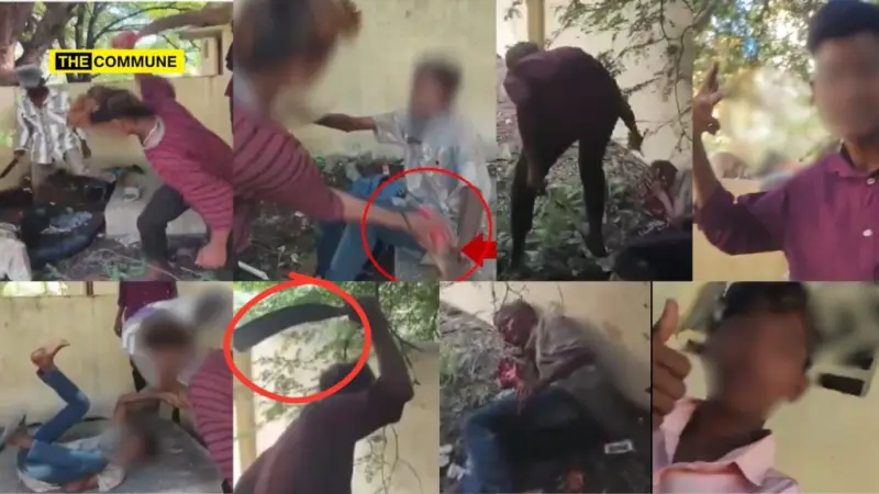 Dravidian Model: Ganja-Addicted Tamil Nadu Boys Brutally Assault North Indian Migrant Worker With Sickle, Pose With Victory Sign