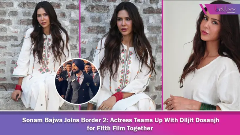 Sonam Bajwa Joins Border 2: Actress Teams Up With Diljit Dosanjh for Fifth Film Together