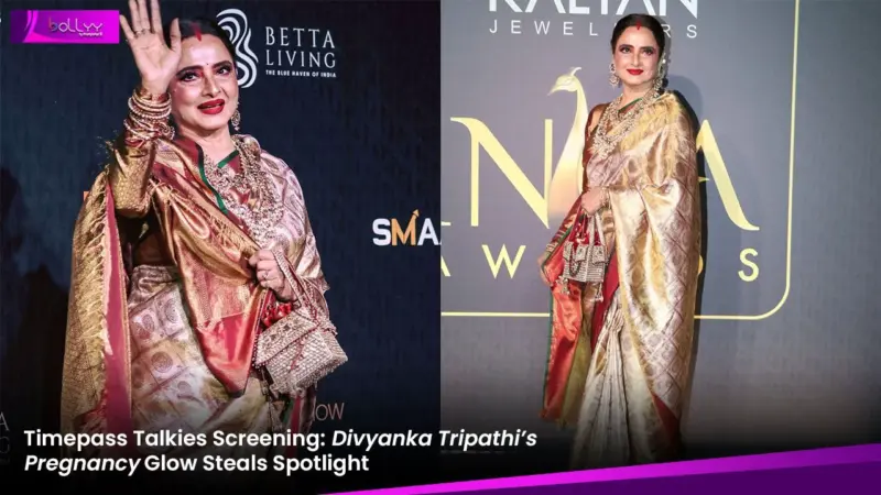 INCA Awards 2026: Rekha Royal Saree Look Steals the Spotlight