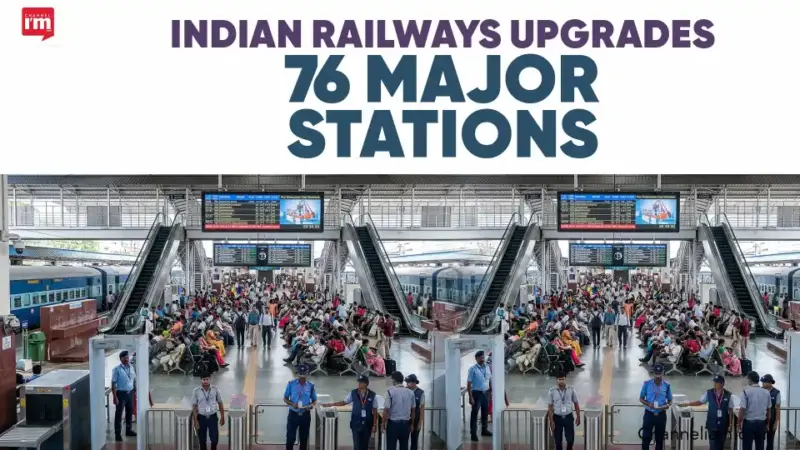 Indian Railways upgrades busy stations