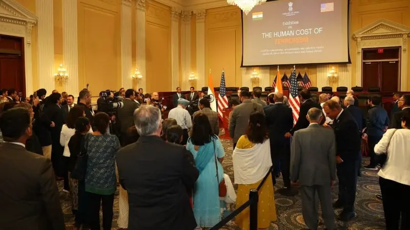 Pahalgam terror victims honoured at Capitol Hill exhibition hosted by Embassy of India