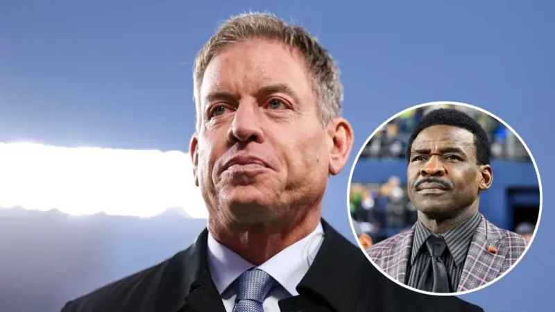 Michael Irvin Admits It 'Pains' Him to See Troy Aikman Working With Dolphins Instead of Cowboys