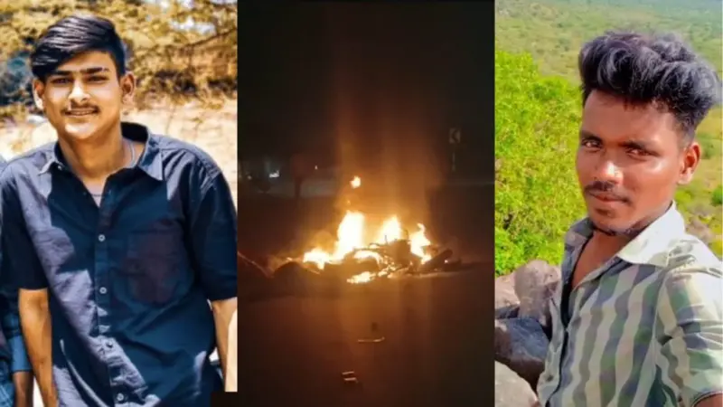ఘోర రోడ్డు ప్రమాదం.. బైక్, ఆటోను ఢీకొన్న బొలెరో..పేలిన బైక్ పెట్రోల్ ట్యాంకు.. ఇద్దరు సజీవ దహనం