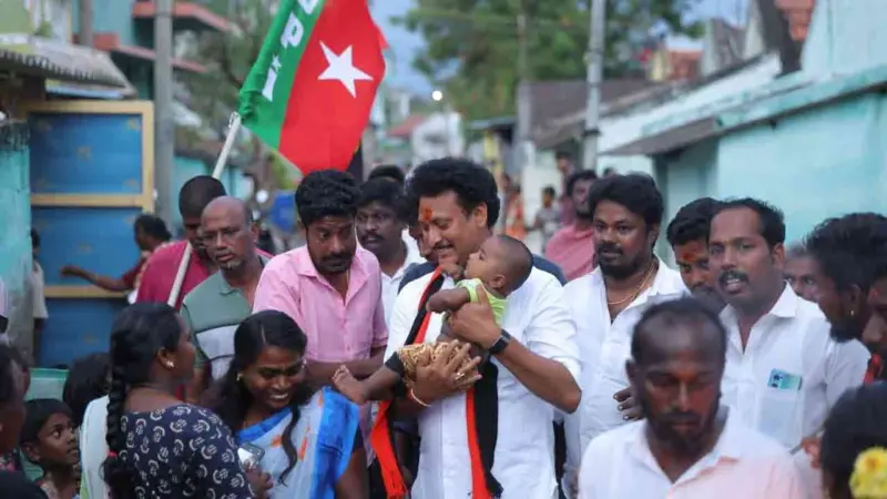 திருவெறும்பூர் தொகுதியில் அமைச்சர் அன்பில் மகேஷ் பொய்யாமொழி தீவிர தேர்தல் பரப்புரை!
