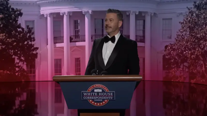 Jimmy Kimmel brutally roasts Trump during alternative White House Correspondents Dinner