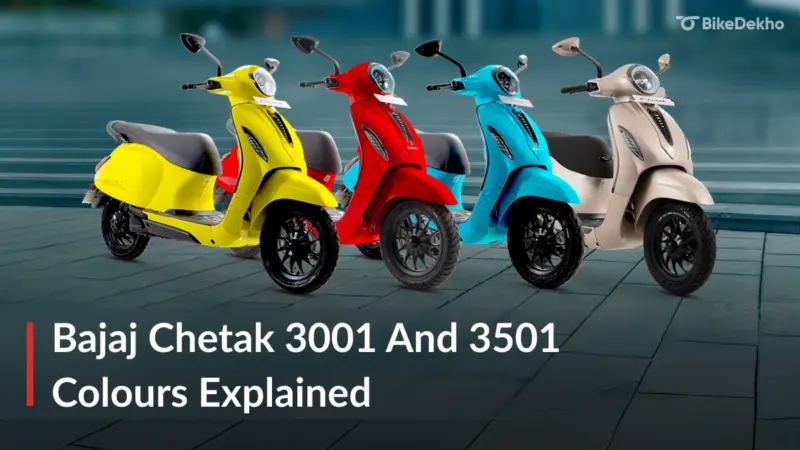 Bajaj Chetak 3001 And 3501 Colours Explained: Which One Stands Out The Most?