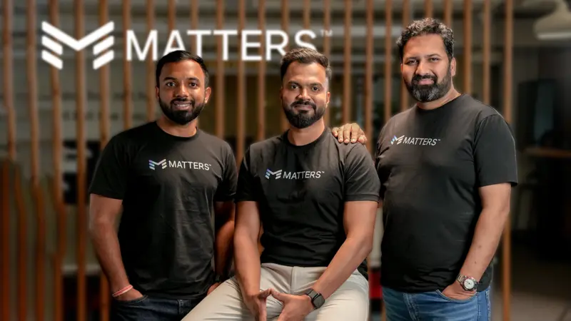 Matters.AI raises Rs 55 Cr led by Kalaari and Endiya Partners