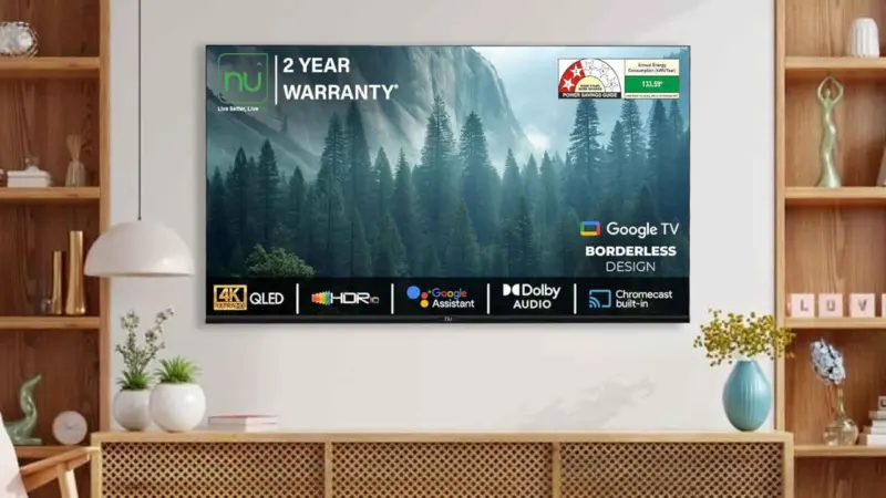 সোজা 5500 কুপন অফারে কিনুন 43 inch QLED Smart TV, কম খরচে বাড়িকেই বানিয়ে নিন থিয়েটার